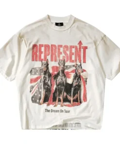 Represent Clo Dream On Tour Washed Ecru T-Shirt