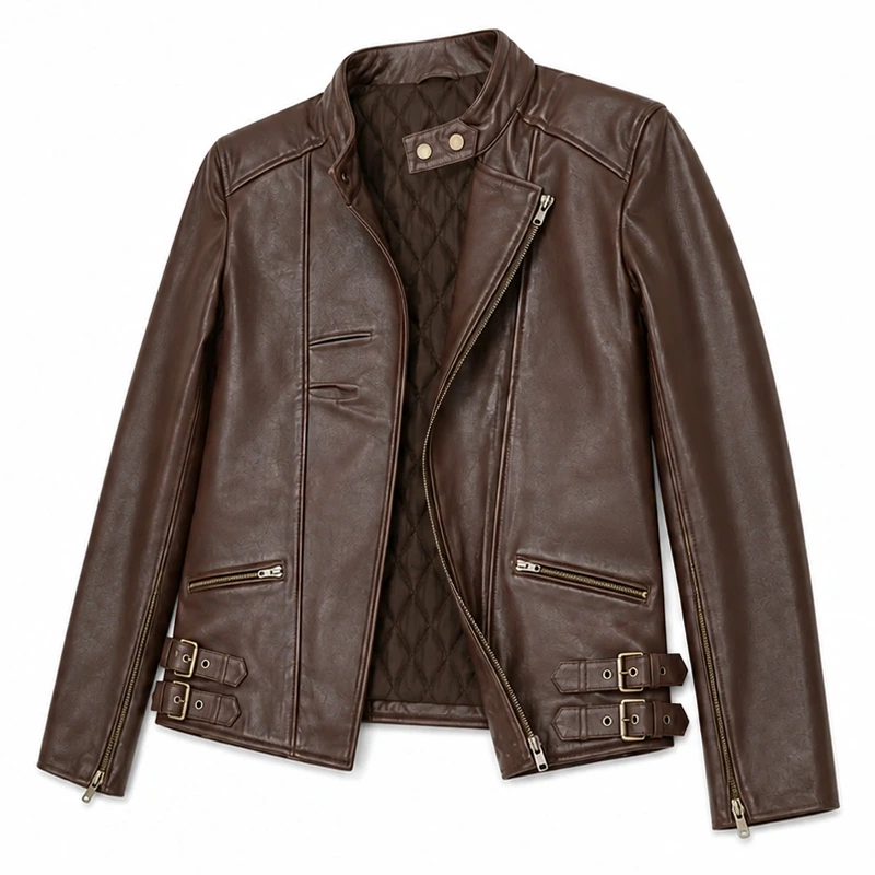 Resident Evil Grace Ashcroft Leather Jacket - Image 2