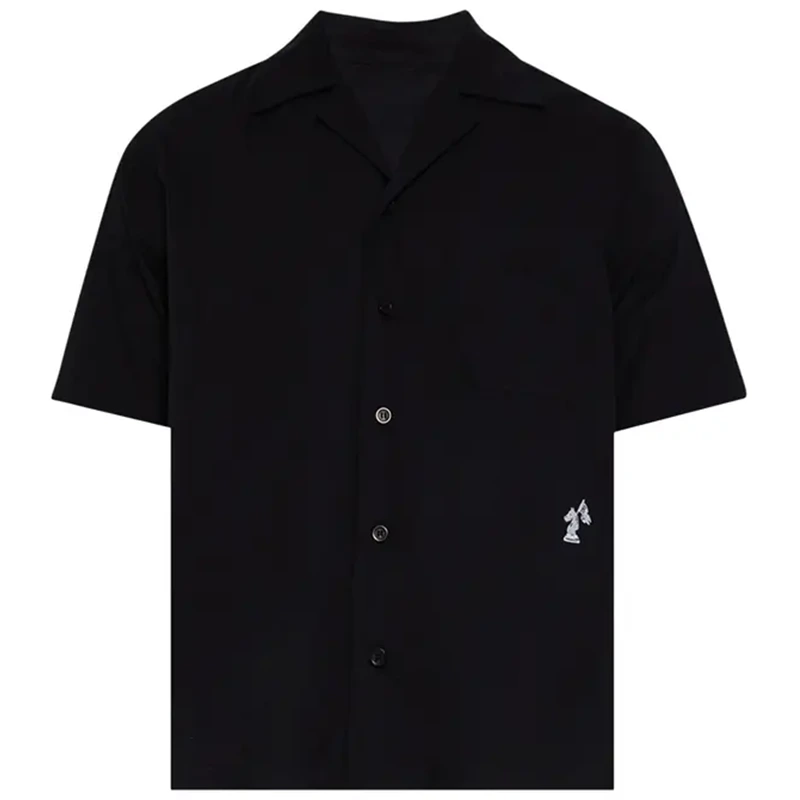 Rhude Camp Collar Logo Shirt