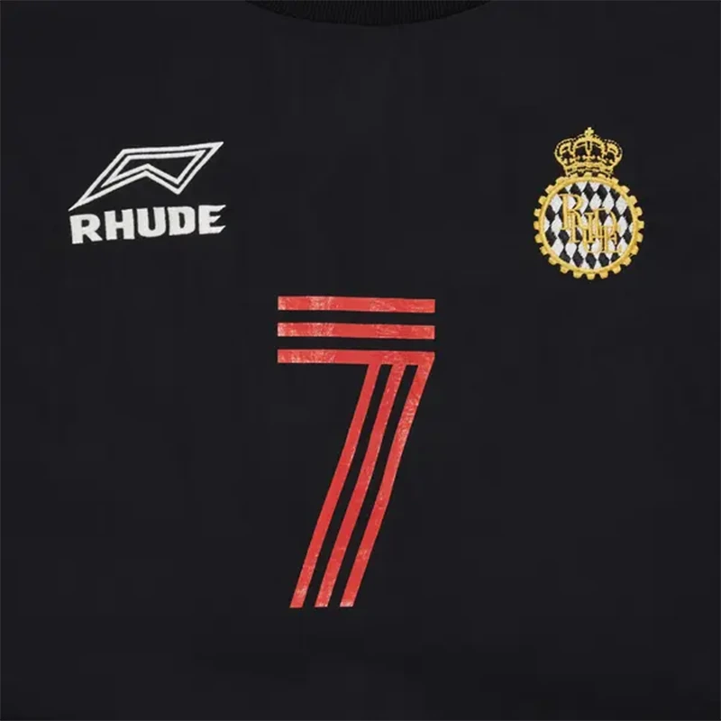 Rhude Lago Soccer Jersey Crewneck - Image 3