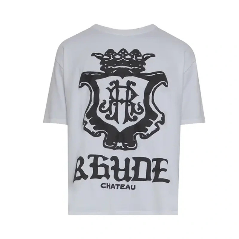 Rhude Oversized Chateau Crest Tee