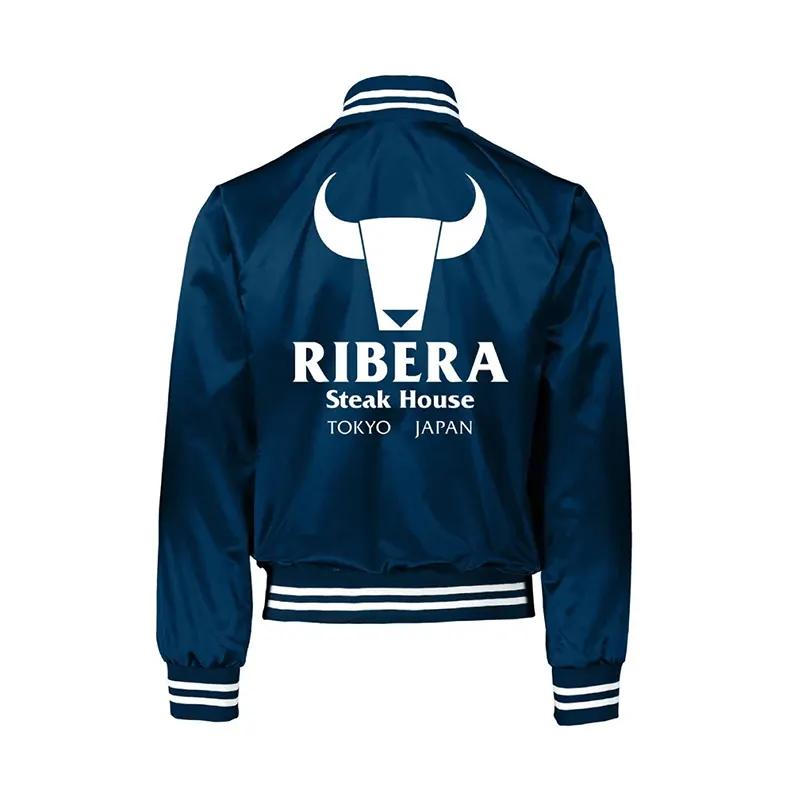 Ribera Steakhouse Tokyo Japan Blue Bomber Jacket - Image 2