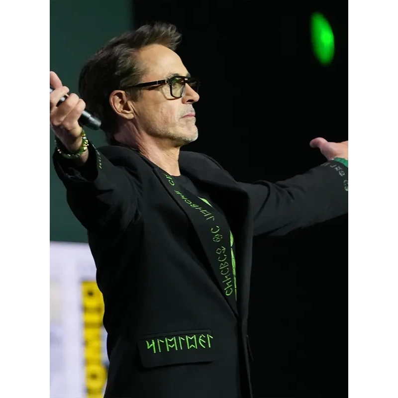 Robert Downey Jr Comic-Con 2026 Black Blazer - Image 2