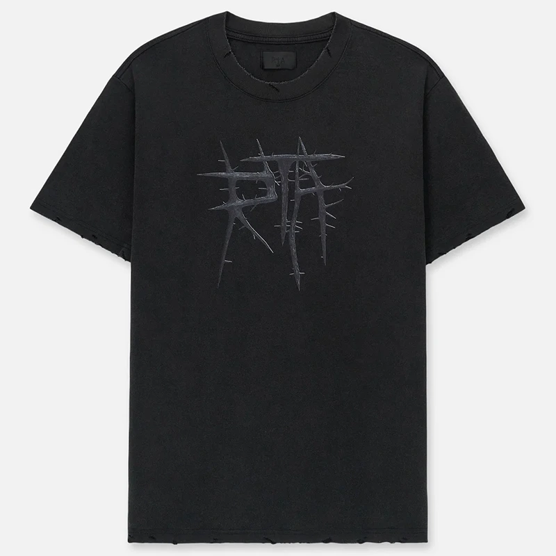 RtA Liam Short Sleeve Thorn Black T-shirt
