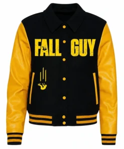 Ryan Gosling Black Yellow Varsity Jacket