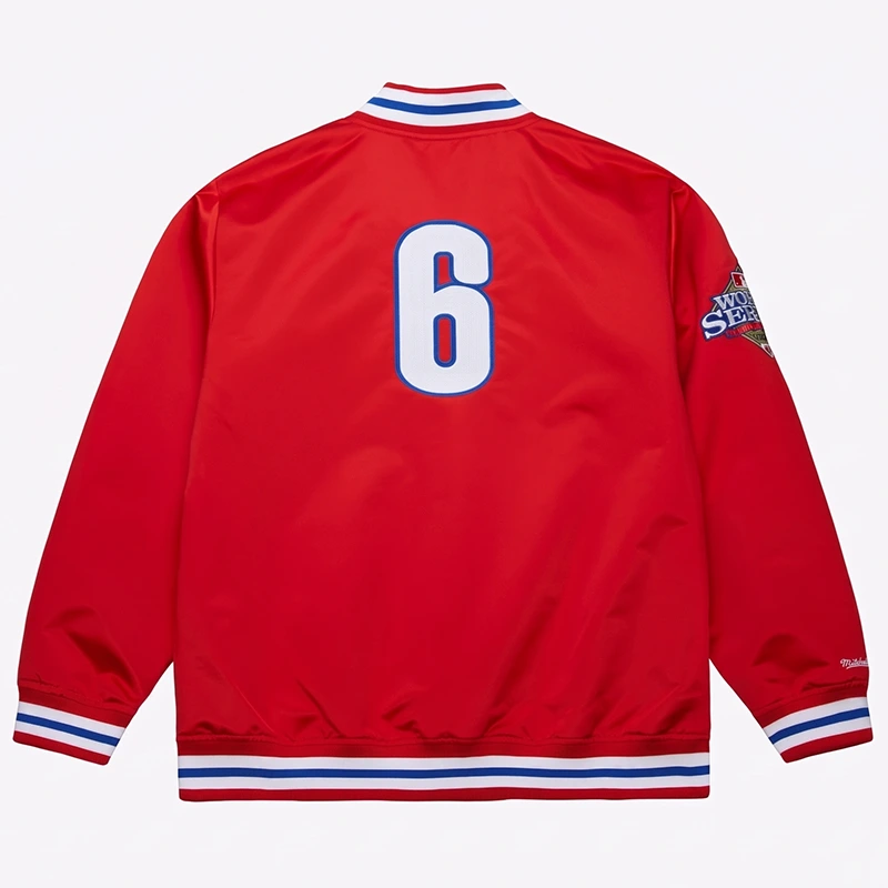 Ryan Howard Philadelphia Phillies Red Legends Satin Jacket - Image 2