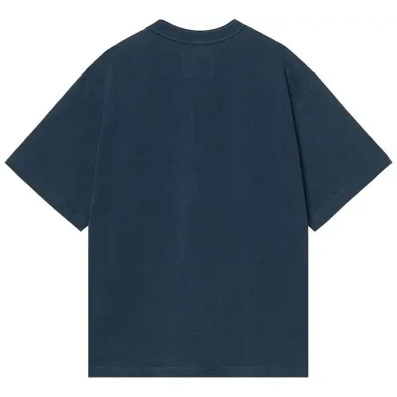 Sacai x Carhartt WIP Blue Cotton Jersey T-Shirt - Image 2