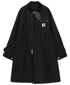 Sacai x Carhartt WIP Duck Black Long Coat