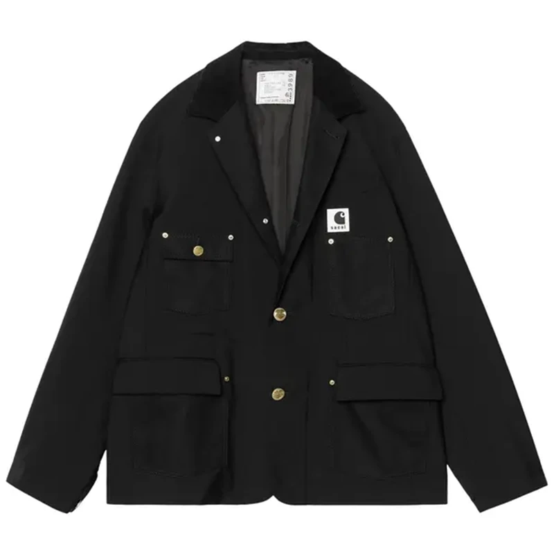 Sacai x Carhartt WIP Suiting x Duck Black Jacket