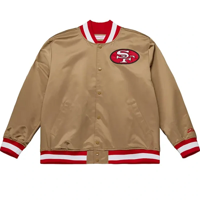 San Francisco 49ers 80th Anniversary Satin Jacket - Image 2
