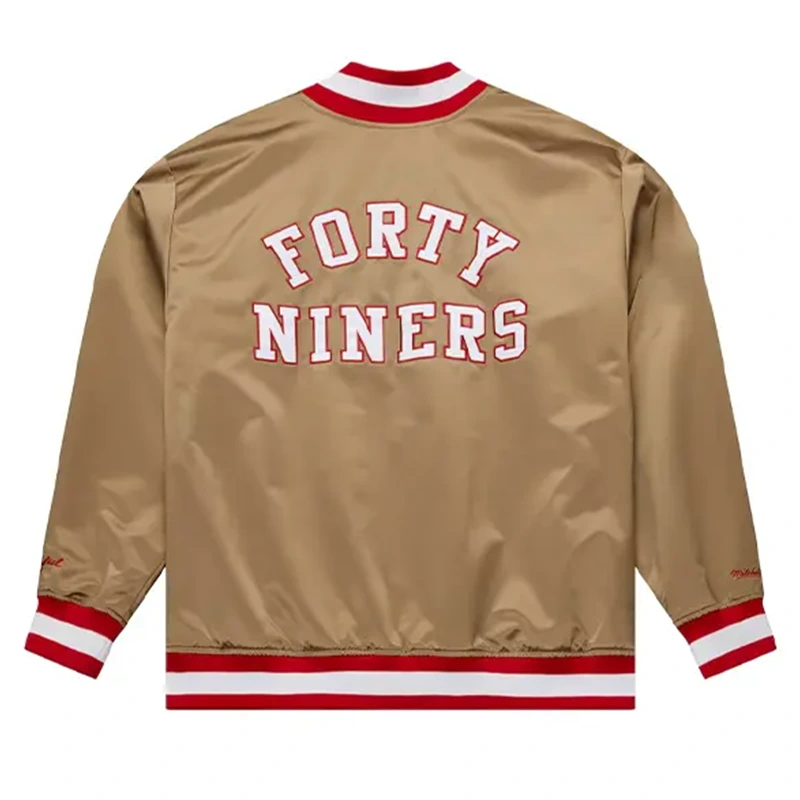 San Francisco 49ers 80th Anniversary Satin Jacket - Image 3