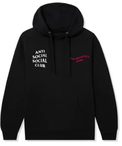 San Francisco 49ers AntiSocialSocialClub x NFL Black Impact Hoodie