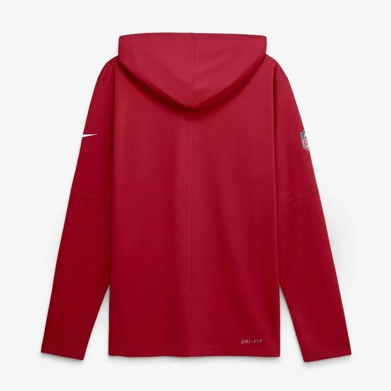 San Francisco 49ers Red Hooded T-shirt - Image 2