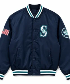 Seattle Mariners Satin Starter Jacket