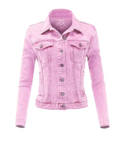 Slim Fit Trucker Cropped Jean Jacket