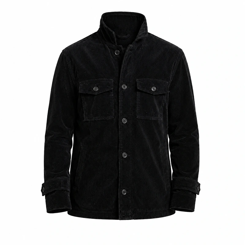 Slow Horses Jack Lowden Black Corduroy Jacket