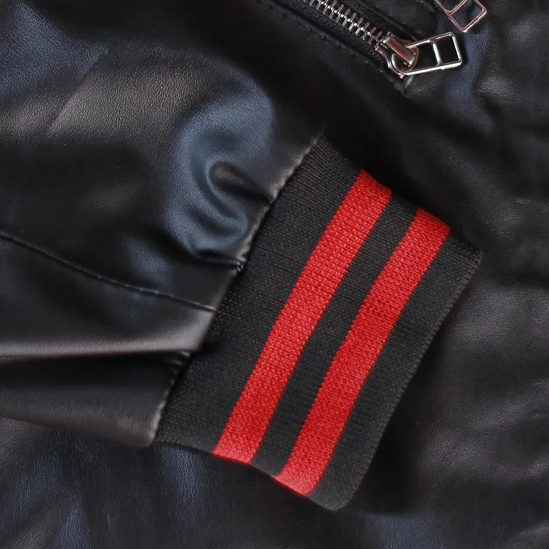 Miles Morales Spider-Man Motorcycle Leather Jacket - Image 5