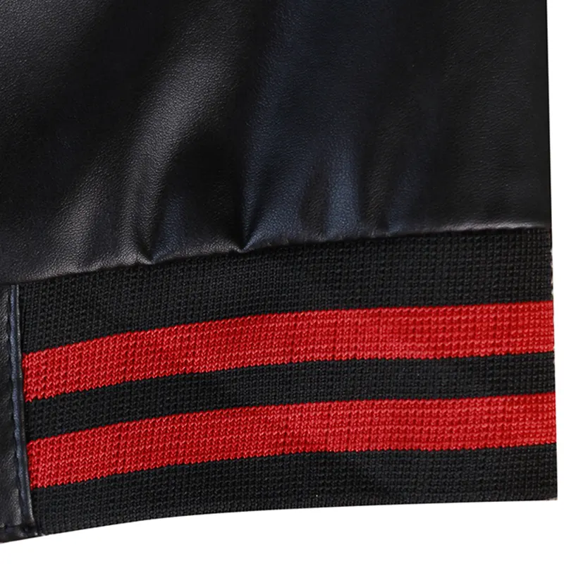Miles Morales Spider-Man Motorcycle Leather Jacket - Image 7