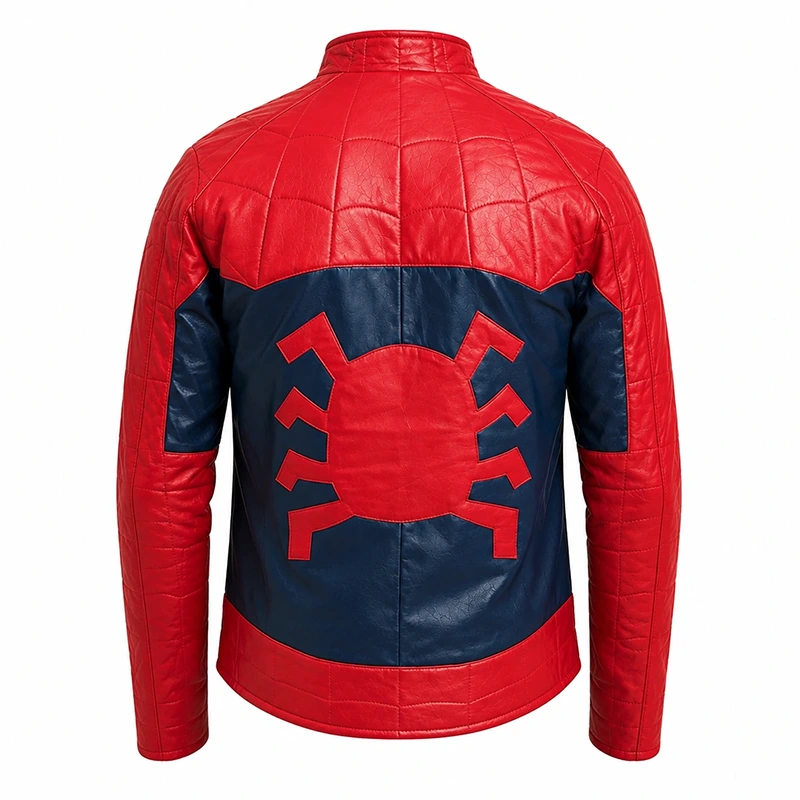 Spiderman Lotus Leather Jacket - Image 2
