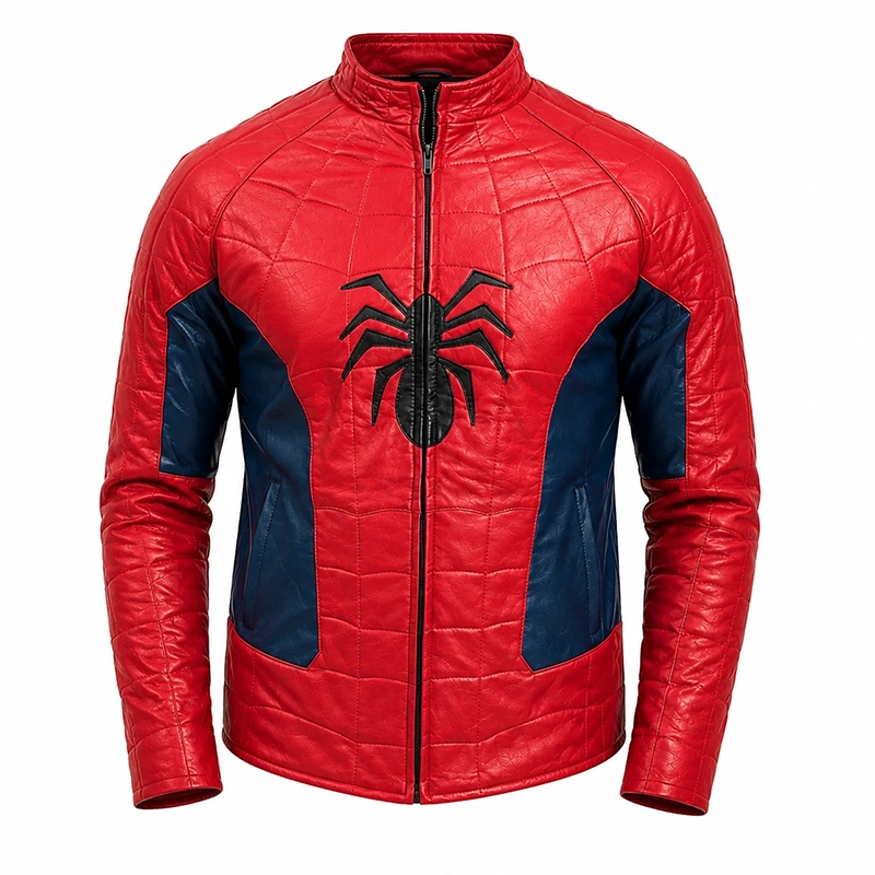 Spiderman Lotus Leather Jacket