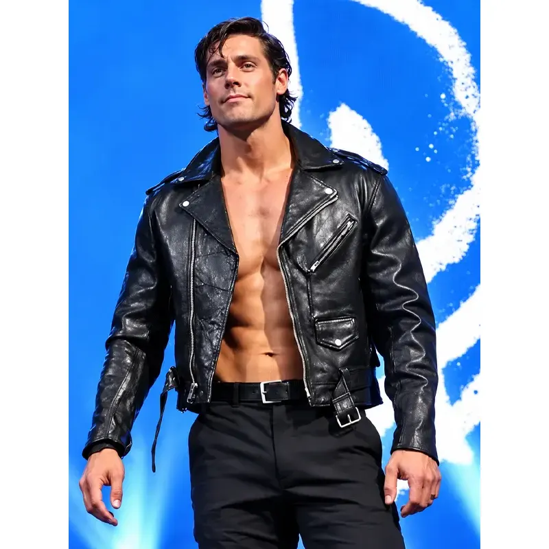 Steven Borden Dynamite Leather Jacket - Image 2
