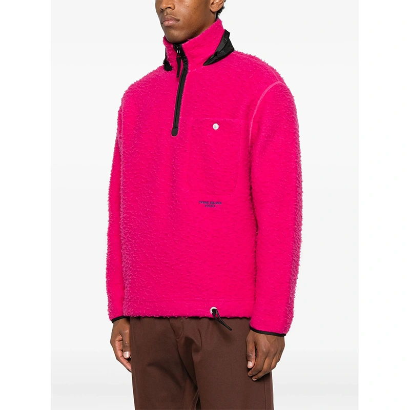 Stone Island Half-Zip Fleece Sweatshirt - Image 3