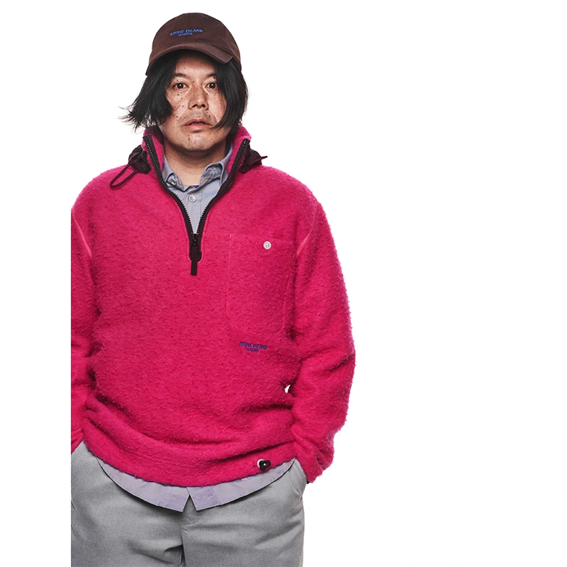 Stone Island Half-Zip Fleece Sweatshirt - Image 6