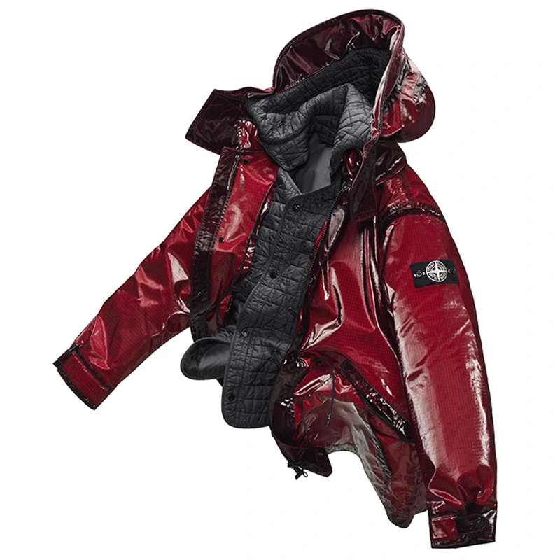 Stone Island Prismatic-Effect Hooded Coat - Image 3