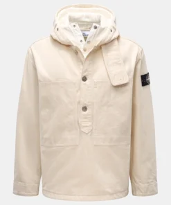 Stone Island Raw Beauty Cream Popover Jacket
