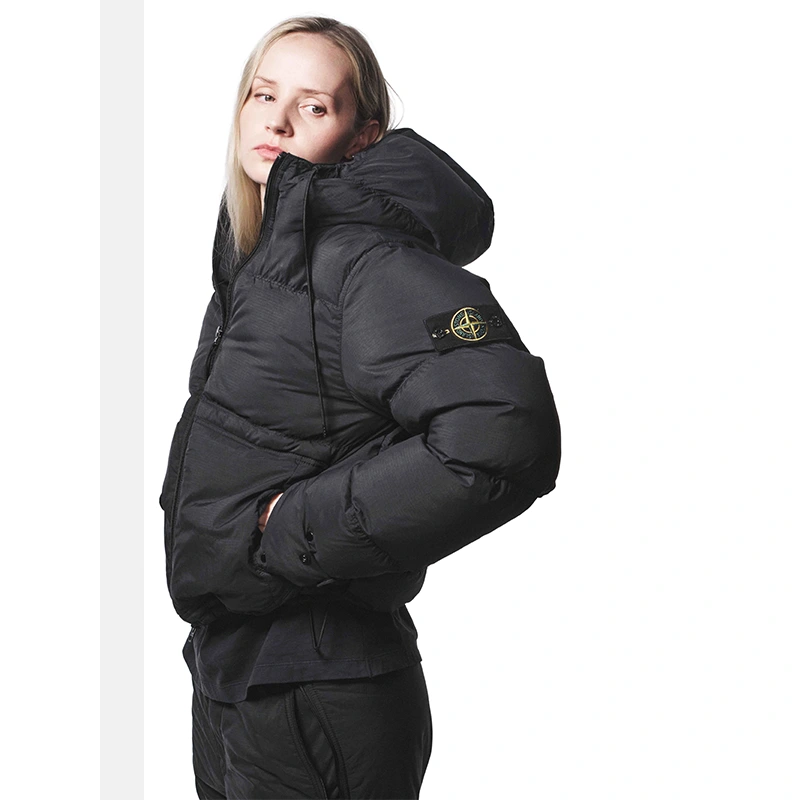 Stone Island Tear-Resistant Detachable Hood Down Jacket - Image 9