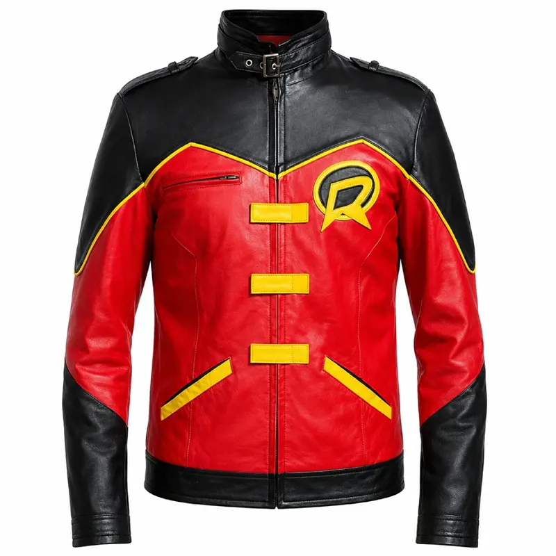 Superhero Robin Tim Drake Leather Jacket