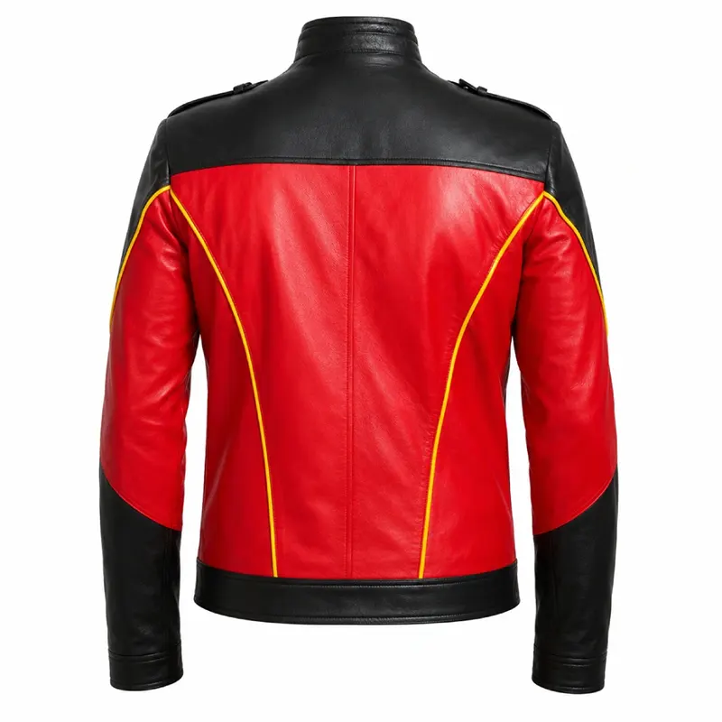Superhero Robin Tim Drake Leather Jacket - Image 2