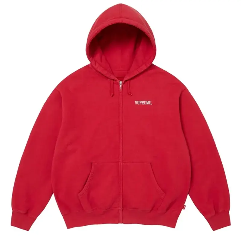 Supreme Blessed Appliqué Zip up Hoodie - Image 2