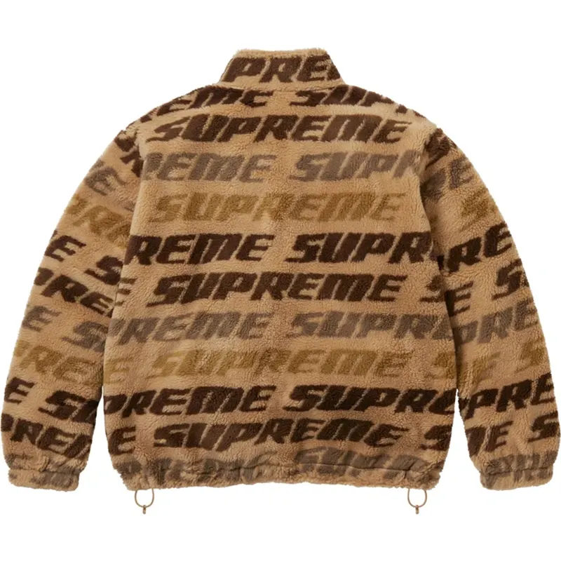 Supreme Repeat Jacquard Fleece Jacket - Image 2