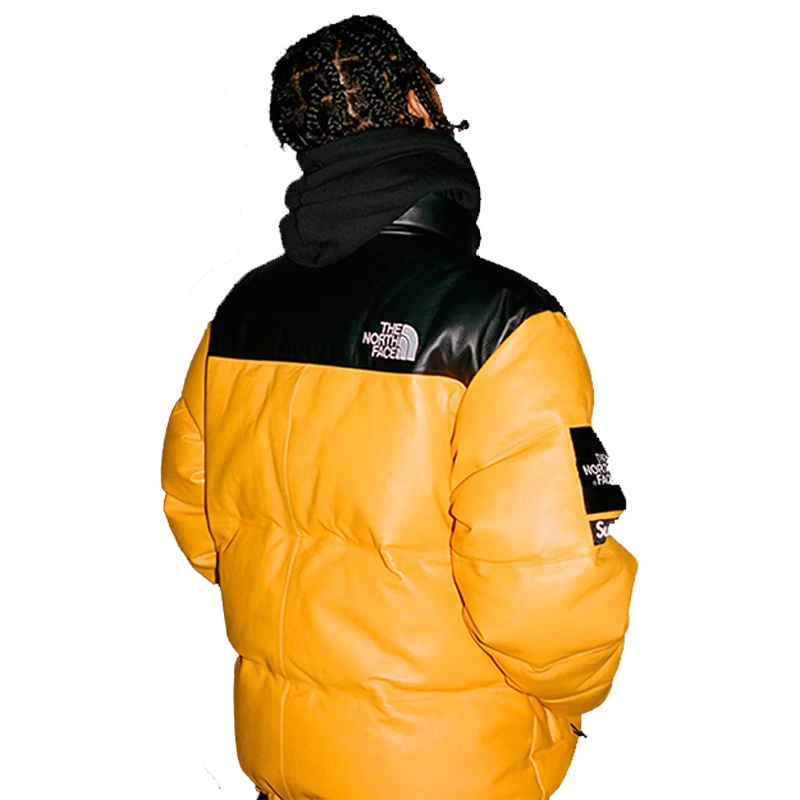 Supreme x The North Face Nuptse Yellow Jacket - Image 4