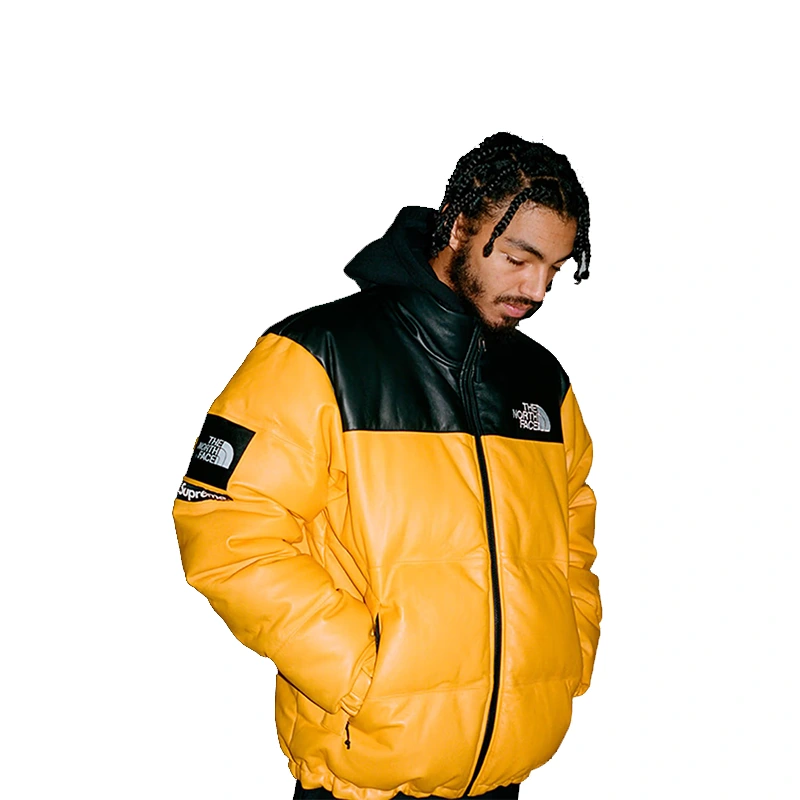 Supreme x The North Face Nuptse Yellow Jacket - Image 3