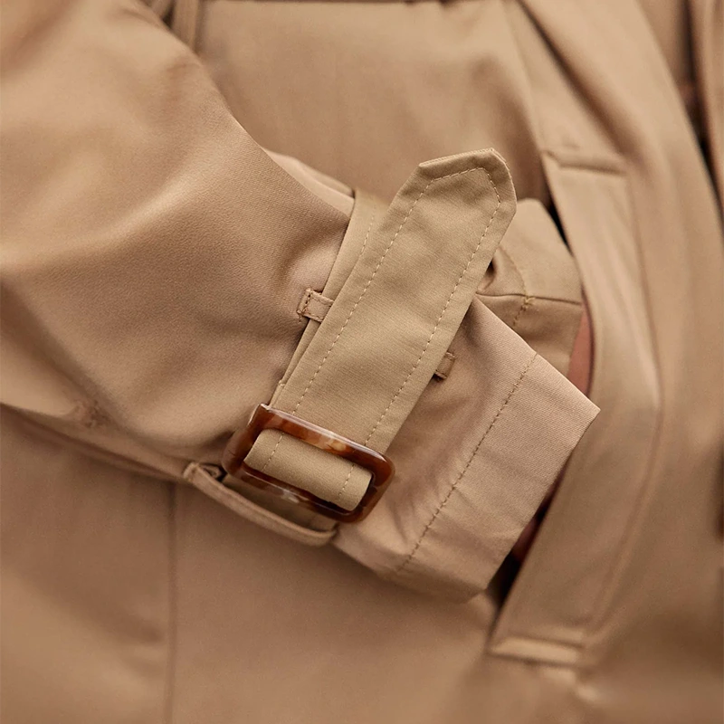 Tan Trench Coat - Image 2