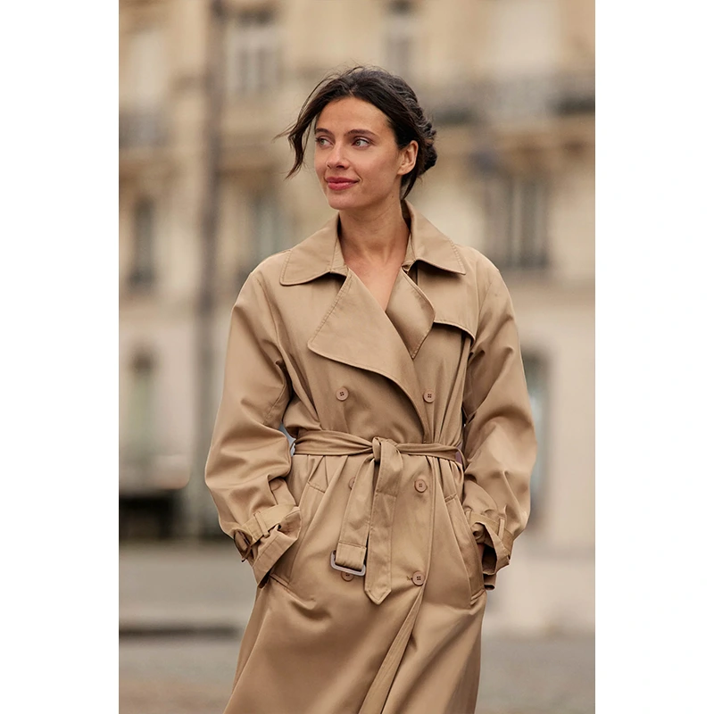 Tan Trench Coat - Image 6