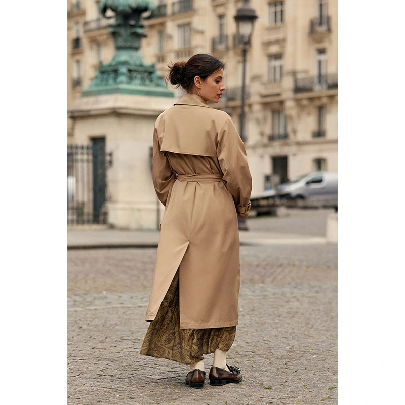 Tan Trench Coat - Image 5
