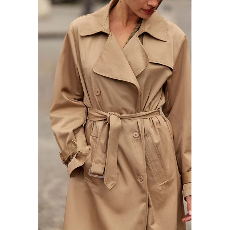 Tan Trench Coat - Image 3