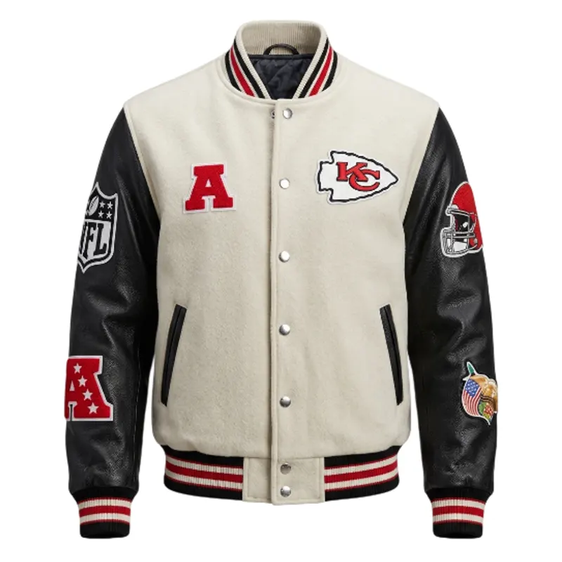 Taylor Swift Chiefs Black White Jacket