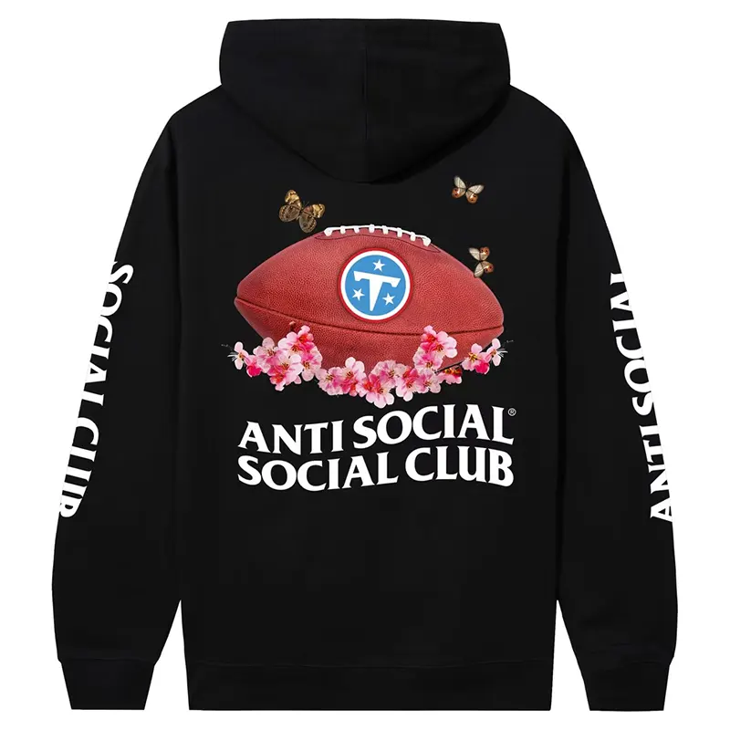 Tennessee Titans AntiSocialSocialClub x NFL Impact Blossom Hoodie - Image 3