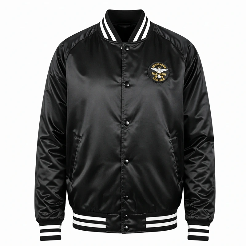 The Fall Guy Black Varsity Jacket