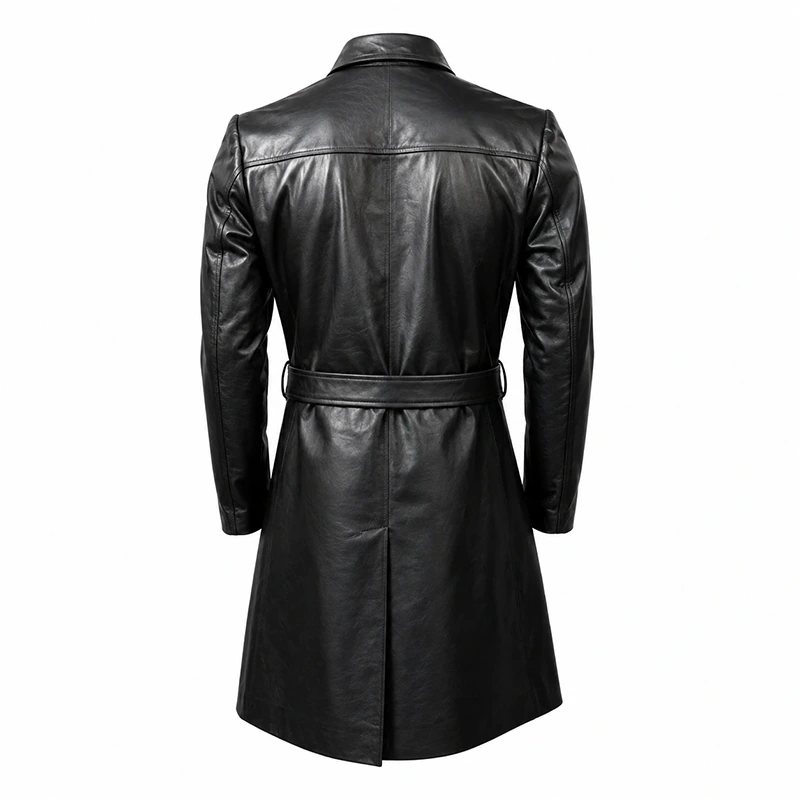 The Grand Budapest Hotel Willem Dafoe Leather Coat - Image 2