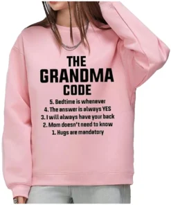 The Grandma Code Sweatshirt Gigi Long Sleeve Sweatshirt