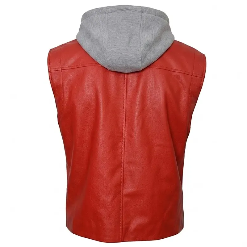 The King Of Fighters Terry Bogard Hooded Leather Vest - Image 2