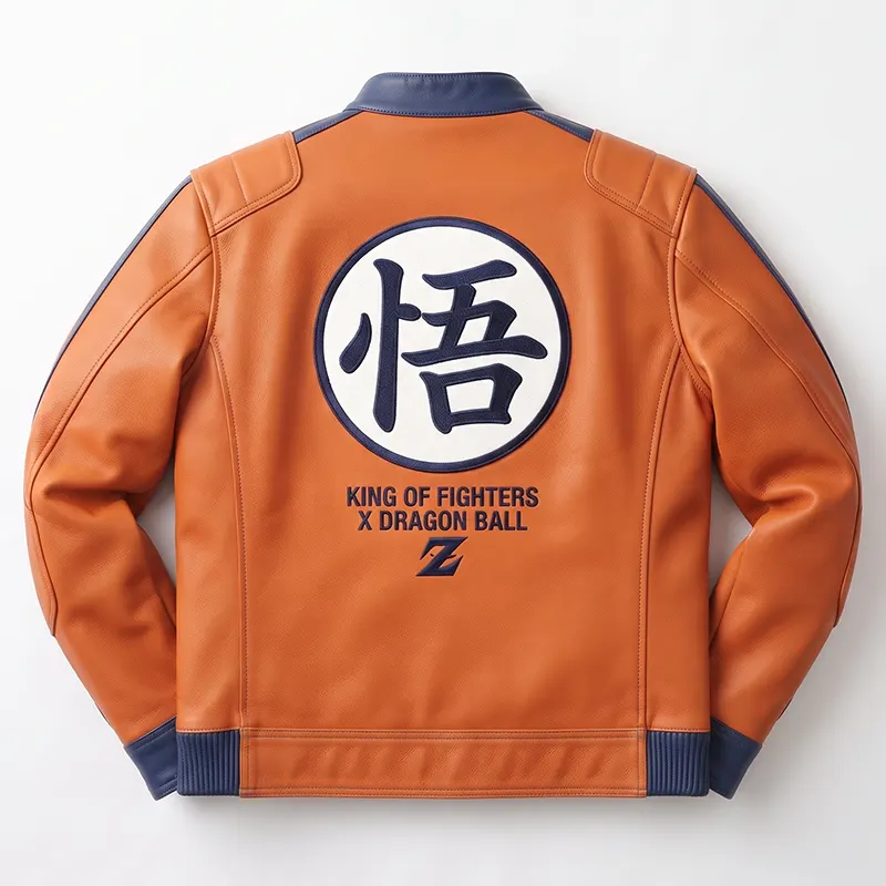 The King of Fighters Goku Leather Jacket - Image 2