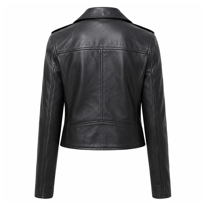 The Miniature Wife Elizabeth Banks Black Leather Jacket - Image 2