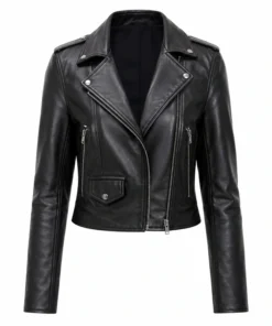 The Miniature Wife Elizabeth Banks Black Leather Jacket