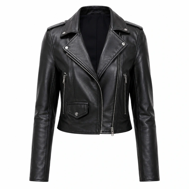 The Miniature Wife Elizabeth Banks Black Leather Jacket